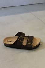 Carregar imagem no visualizador da galeria, Sandália Marrom Sawas Premium Couro